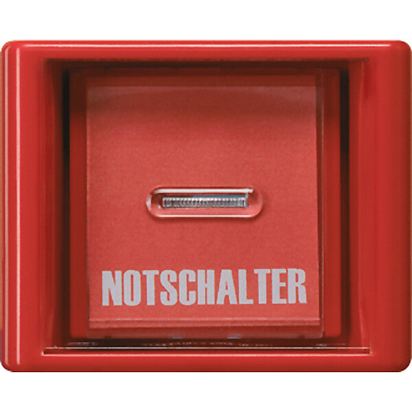 JUNG Abdeckung Glasscheibe rt für Schalter/Taster AS 561 GL RT